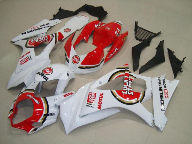 2007-2008 Red Lucky Strike Suzuki GSXR 1000 Fairings Canada