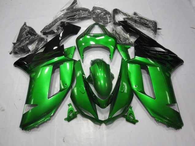 2007-2008 Special Green Kawasaki ZX6R Fairings Canada 2007-2008 Special Green Kawasaki ZX6R Fairings Canada