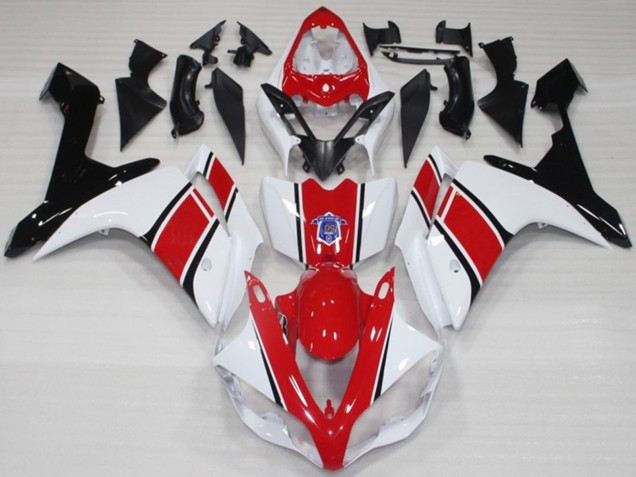 2007-2008 White and Red OEM Style Gloss Yamaha R1 Fairings Canada 2007-2008 White and Red OEM Style Gloss Yamaha R1 Fairings Canada