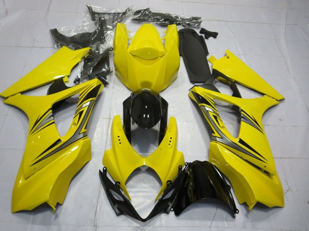 2007-2008 Yellow OEM Style Suzuki GSXR 1000 Fairings Canada