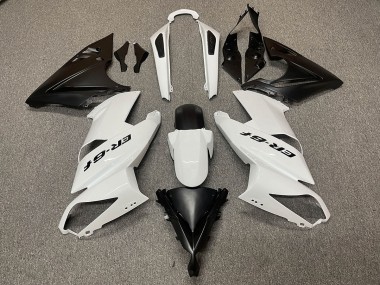2007-2011 White Black Logo Kawasaki Ninja 650R Fairings Canada