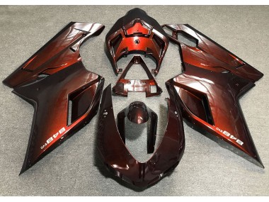 2007-2012 Deep Orange Ducati 848 1098 1198 Fairings Canada