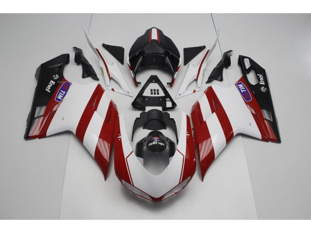 2007-2012 Deep Red Ducati 848 1098 1198 Fairings Canada