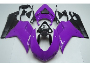 2007-2012 Gloss Purple & Black Ducati 848 1098 1198 Fairings Canada