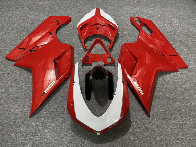 2007-2012 Gloss Red SP Ducati 848 1098 1198 Fairings Canada