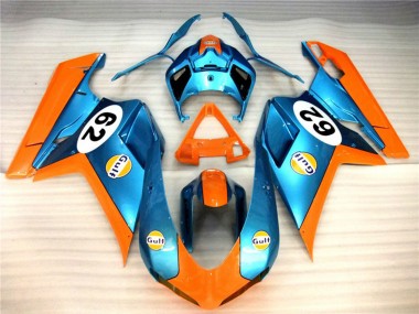 2007-2012 Matte Gulf Ducati 848 1098 1198 Fairings Canada