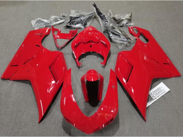2007-2012 Plain Gloss Red Ducati 848 1098 1198 Fairings Canada 2007-2012 Plain Gloss Red Ducati 848 1098 1198 Fairings Canada
