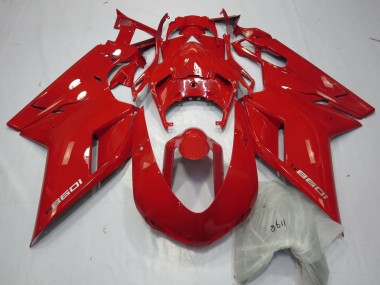 2007-2012 Red 1098 Ducati 848 1098 1198 Fairings Canada