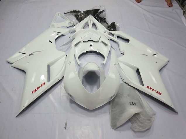 2007-2012 White Pearl Ducati 848 1098 1198 Fairings Canada 2007-2012 White Pearl Ducati 848 1098 1198 Fairings Canada