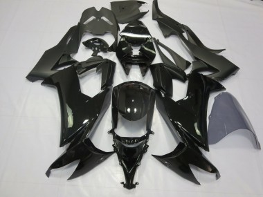 2008-2010 Gloss Black Kawasaki ZX10R Fairings Canada