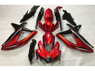 2008-2010 Gloss Red Suzuki GSXR 600-750 Fairings Canada