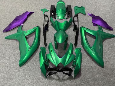 2008-2010 Green and Purple Suzuki GSXR 600-750 Fairings Canada