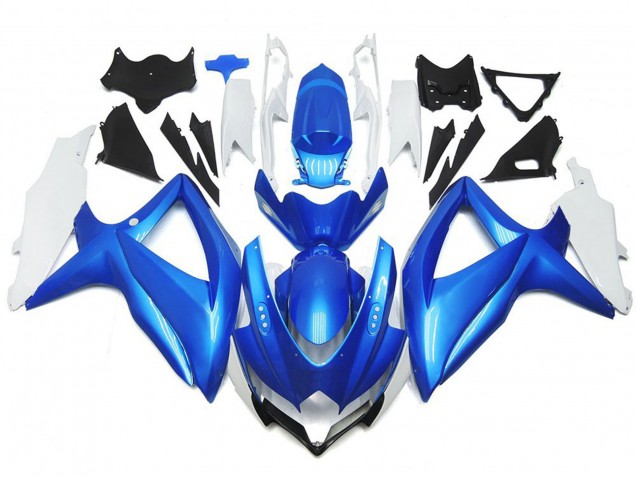 2008-2010 Light Blue and White Custom Style Suzuki GSXR 600-750 Fairings Canada 2008-2010 Light Blue and White Custom Style Suzuki GSXR 600-750 Fairings Canada