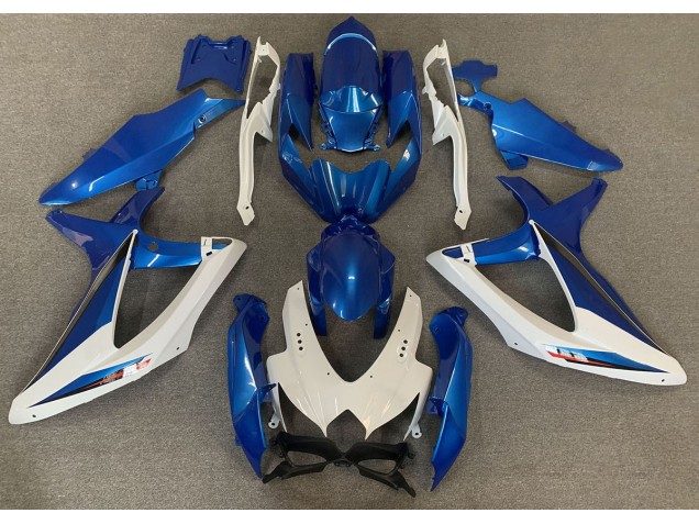 2008-2010 OEM Style Blue and White Suzuki GSXR 600-750 Fairings Canada 2008-2010 OEM Style Blue and White Suzuki GSXR 600-750 Fairings Canada
