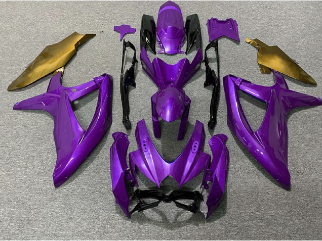 2008-2010 Purple and Gold Suzuki GSXR 600-750 Fairings Canada 2008-2010 Purple and Gold Suzuki GSXR 600-750 Fairings Canada