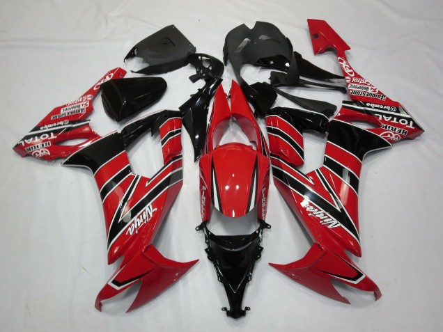 2008-2010 Red Black Kawasaki ZX10R Fairings Canada 2008-2010 Red Black Kawasaki ZX10R Fairings Canada