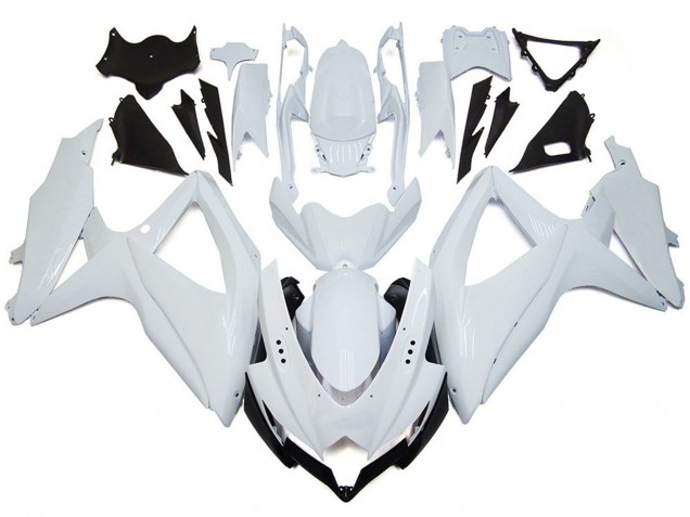 2008-2010 Shining Gloss White Suzuki GSXR 600-750 Fairings Canada 2008-2010 Shining Gloss White Suzuki GSXR 600-750 Fairings Canada