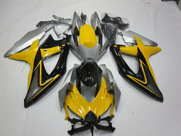 2008-2010 Yellow Black Suzuki GSXR 600-750 Fairings Canada 2008-2010 Yellow Black Suzuki GSXR 600-750 Fairings Canada