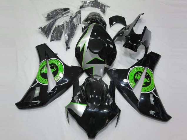 2008-2011 Gloss Black & Green Honda CBR1000RR Fairings Canada 2008-2011 Gloss Black & Green Honda CBR1000RR Fairings Canada