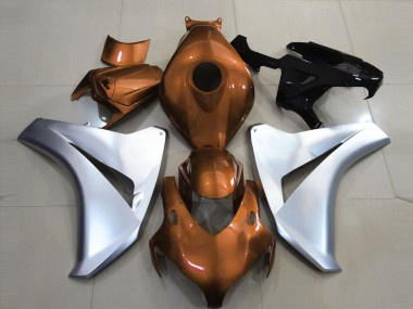 2008-2011 Gloss Orange and Silver Honda CBR1000RR Fairings Canada