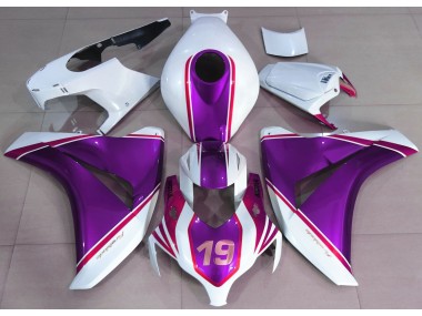2008-2011 Gloss Purple and White Honda CBR1000RR Fairings Canada