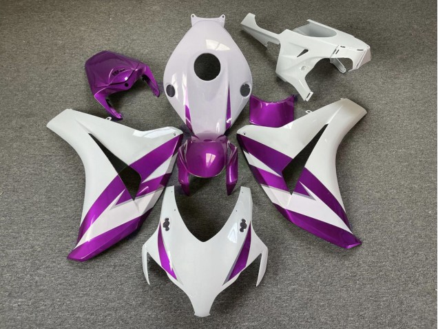 2008-2011 Gloss White & Purple Trim Honda CBR1000RR Fairings Canada 2008-2011 Gloss White & Purple Trim Honda CBR1000RR Fairings Canada
