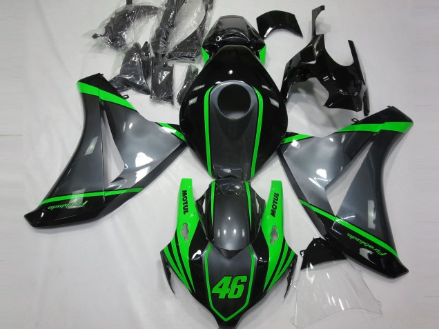 2008-2011 Gray Motul & Green Honda CBR1000RR Fairings Canada