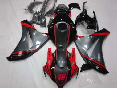 2008-2011 Gray Motul & Red Honda CBR1000RR Fairings Canada