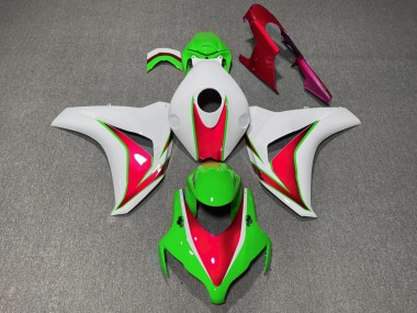 2008-2011 Green and Red Gloss Honda CBR1000RR Fairings Canada