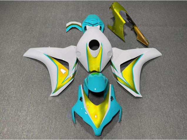 2008-2011 Light Blue and Gold Honda CBR1000RR Fairings Canada 2008-2011 Light Blue and Gold Honda CBR1000RR Fairings Canada