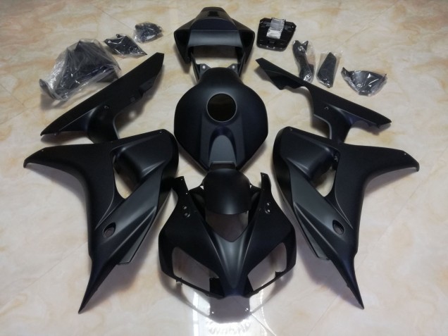 2008-2011 Matte Black w logos Honda CBR1000RR Fairings Canada 2008-2011 Matte Black w logos Honda CBR1000RR Fairings Canada