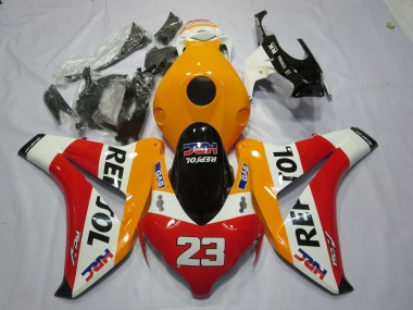2008-2011 Off Orange Repsol Honda CBR1000RR Fairings Canada