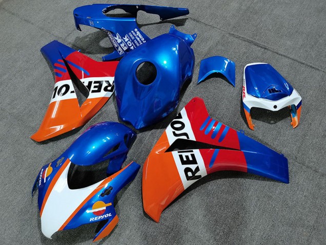 2008-2011 Pearl Blue Repsol Style Honda CBR1000RR Fairings Canada