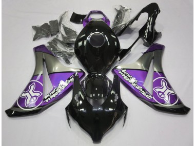 2008-2011 Purple on Black Custom Honda CBR1000RR Fairings Canada