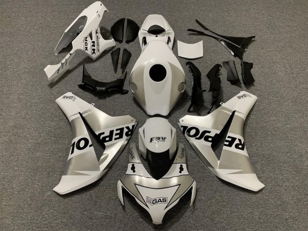 2008-2011 Silver Repsol Honda CBR1000RR Fairings Canada 2008-2011 Silver Repsol Honda CBR1000RR Fairings Canada