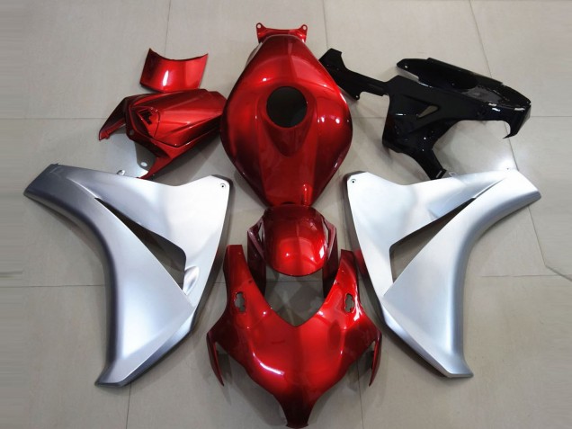 2008-2011 Silver and Candy Apple Honda CBR1000RR Fairings Canada