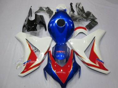 2008-2011 White Red and Deep Blue Honda CBR1000RR Fairings Canada