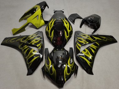 2008-2011 Yellow Flame Honda CBR1000RR Fairings Canada