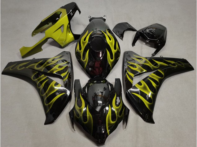 2008-2011 Yellow Flame Honda CBR1000RR Fairings Canada
