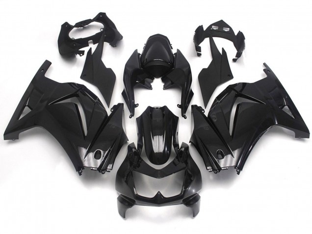 2008-2013 Gloss Black Plain Kawasaki Ninja 250 Fairings Canada