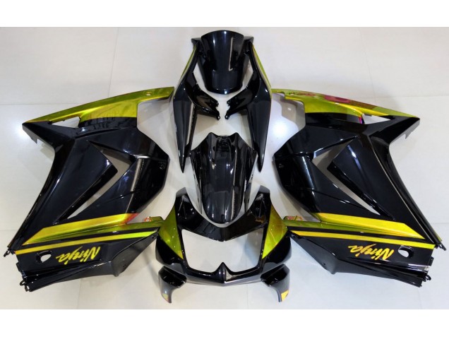 2008-2013 Gloss Black & Yellow Kawasaki Ninja 250 Fairings Canada