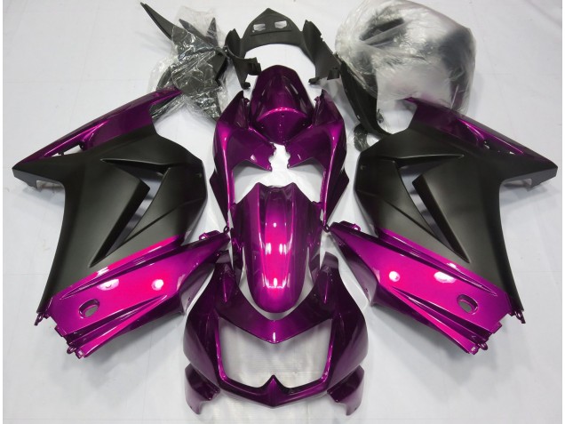 2008-2013 Pink and Matte Black Kawasaki Ninja 250 Fairings Canada 2008-2013 Pink and Matte Black Kawasaki Ninja 250 Fairings Canada