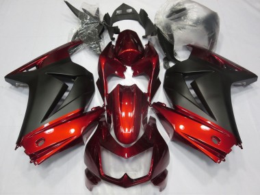 2008-2013 Red and Matte Black Kawasaki Ninja 250 Fairings Canada