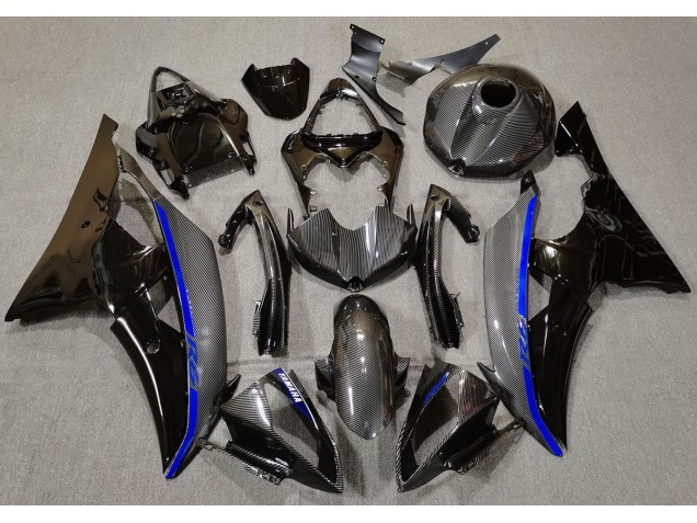 2008-2016 Carbon Fiber & Blue Yamaha R6 Fairings Canada 2008-2016 Carbon Fiber & Blue Yamaha R6 Fairings Canada