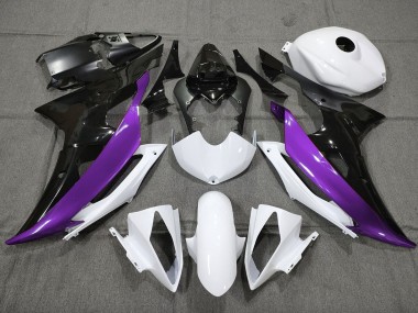 2008-2016 Custom Purple Black and White Yamaha R6 Fairings Canada
