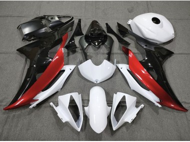 2008-2016 Custom Red Black and White Yamaha R6 Fairings Canada