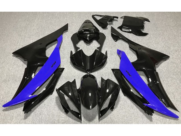2008-2016 Gloss Black & Blue Yamaha R6 Fairings Canada 2008-2016 Gloss Black & Blue Yamaha R6 Fairings Canada