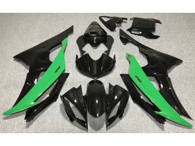 2008-2016 Gloss Black & Green Yamaha R6 Fairings Canada