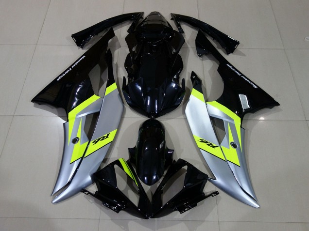 2008-2016 Gloss Black & Silver Yamaha R6 Fairings Canada 2008-2016 Gloss Black & Silver Yamaha R6 Fairings Canada