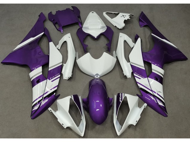 2008-2016 Gloss White and Purple OEM Style Yamaha R6 Fairings Canada 2008-2016 Gloss White and Purple OEM Style Yamaha R6 Fairings Canada